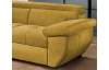 Rohová sedacia súprava Speedway, žltá látka, ľavý roh