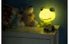 Detská LED stolná lampa Žaba, zelená
