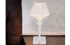 Stolná LED lampa Gixi, imitácia krištáľov