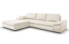 Rohová sedacia súprava Bono, krémová látka