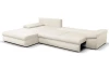 Rohová sedacia súprava Bono, krémová látka