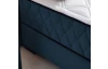 Posteľ Reve 160x200 cm, námornícka modrá látka