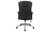 Kancelárské kreslo Lindau, černá ekokože/tmavo šedá látka