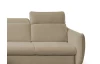Rohová sedacia súprava Glow, svetlo hnedá látka, ľavý roh