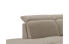 Rohová sedacia súprava Glow, taupe látka, ľavý roh
