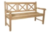 Záhradná lavica Cross, 150 cm, teak