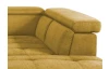 Rohová sedacia súprava Speedway, žltá látka, pravý roh