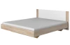Posteľ s nočnými stolíkmi Franziska 180x200 cm, dub sonoma/biela