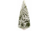 Vánoční dekorace Zasnežený stromček, 16 cm