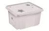 Úložný box Hviezdy 15 l, šedý