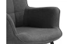 Kreslo Victoria, šedá látka