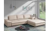 Rohová sedacia súprava Bono, béžová látka