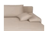 Rohová sedacia súprava Bono, béžová látka