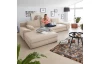 Rohová sedacia súprava Bono, béžová látka
