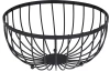 Košík na ovocie 25,5 cm, čierny kov