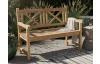 Záhradná lavica Cross, 120 cm, teak