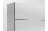Šatníková skriňa Easy Plus, 270 cm, biela/zrkadlo