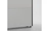 Šatníková skriňa Easy Plus, 270 cm, biela/zrkadlo