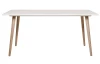 Jedálenský stôl Göteborg 160x90 cm, biela / dub sonoma