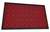 Rohožka 40x60 cm, červená s čiernymi okrajmi