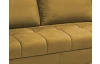 Rohová sedacia súprava Paris, horčicová žltá látka, pravý roh