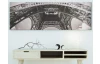 Obraz na plátne Eiffel, 150x50 cm