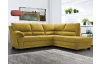 Rohová sedacia súprava Nebolo, žltá kari látka, pravý roh