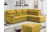 Rohová sedacia súprava Nebolo, žltá kari látka, pravý roh