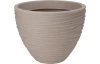 Kvetináč Sandy 40x31 cm, rebrovaný pieskový