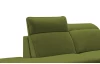 Rohová sedacia súprava Glow, zelená fresh látka, ľavý roh