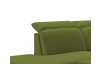 Rohová sedacia súprava Glow, zelená fresh látka, ľavý roh