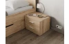 Nočný stolík s 2 zásuvkami Iwetta, dub sonoma