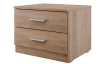 Nočný stolík s 2 zásuvkami Iwetta, dub sonoma