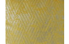 Dekoračný vankúš 45x45 cm, žltý/strieborný