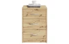 Nočný stolík s 3 zásuvkami Pepe, dub artisan