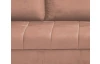 Rohová sedacia súprava Paris, lososová látka, pravý roh
