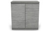 Skrinka 2-dverová Carlos, šedý beton, 75 cm