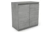 Skrinka 2-dverová Carlos, šedý beton, 75 cm