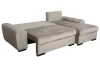Rohová sedacia súprava Salsa, béžová štruktúrovaná látka