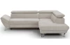 Rohová sedacia súprava Estelle, béžová látka, pravý roh