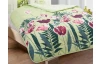 Letná prikrývka Zelená, tulipány