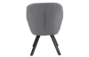 Jedálenská stolička Chrissy, stredne šedá tkanina
