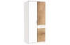 Šatníková skriňa bez zrkadla Click, 91 cm, biela/doskový dub