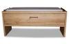 Lavica s úložným priestorom Kanada, dub bianco/šedá