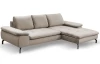 Rohová  sedacia súprava Vespa, béžová látka, pravý roh