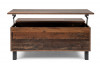 Úložný konferenčný stolík Como, vintage optika dreva