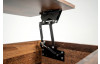 Úložný konferenčný stolík Como, vintage optika dreva