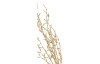 Umelá kvetina Vianočná vetvička s trblietkami 69 cm, zlatá