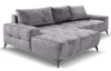 Rohová sedačka Mauro, holubia sivá látka, ľavý roh