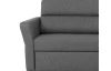 Rohová sedacia  súprava Flavia, tmavá šedá látka, pravý roh